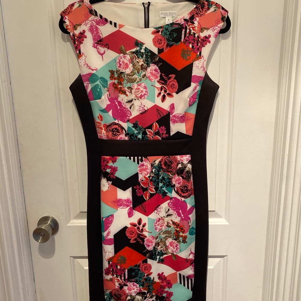 Multi colored flattering dress